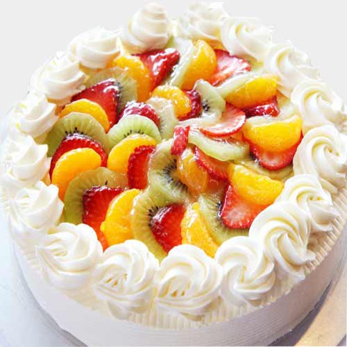 Vanilla Mixed Fruit Cake